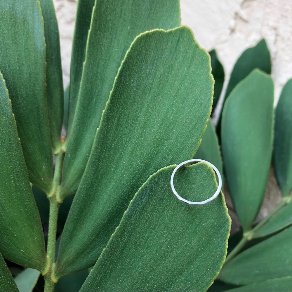 Tiny Silver Rings/ Stackable Silver Rings - Picture 5 of 5